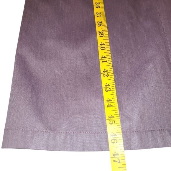 London Fog sz 8 reg Stylish Purple Long Coat with removable liner - Picture 11 of 16